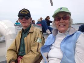 helen with george smith on adventure