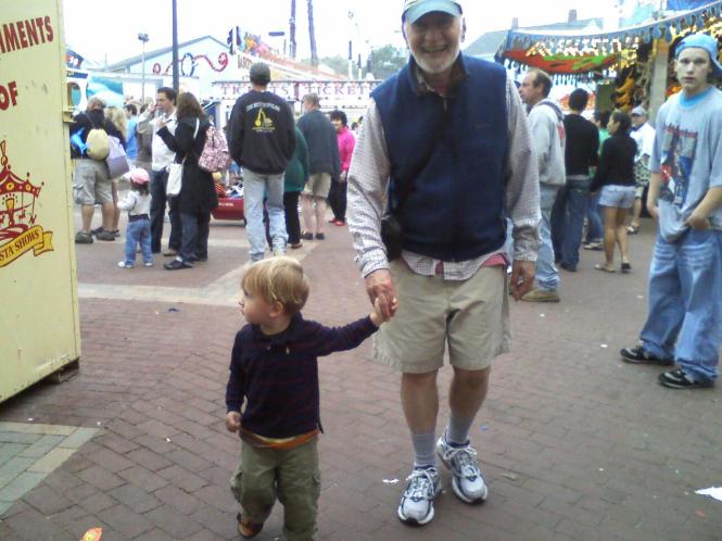 Isaac and Papou.St. Peter (2)