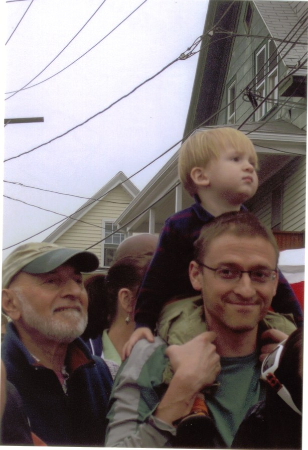 Isaac at greasy pole (2)