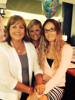 Nancy Sanborn (my Mom), Meagan Sanborn (sister) & me