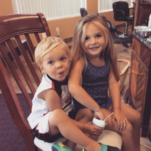 Emerson Belle and Ryder Kai Sanborn 