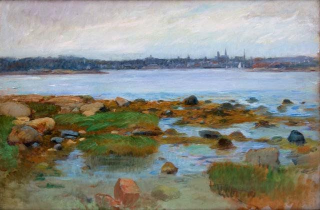 Horizon at Gloucester c. 1905 Frank Duveneck (1848-1919) Courtesy Cape Ann Museum