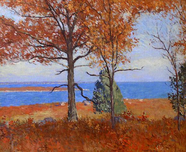 Autumn at the Shore. Joseph Eliot Enneking (1881 - 1942)