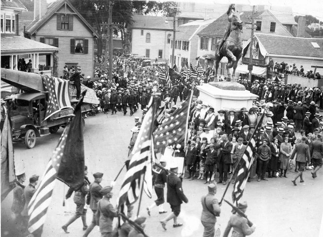 Legion Square, 300th Anniversary celebration, 1923.  photo: unknonwn.